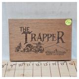 Special Edition Schrade "The Trapper" Scrimshaw Handle Wooden Case