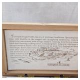 Special Edition Schrade "The Trapper" Scrimshaw Handle Wooden Case