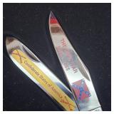 "South Will Rise"  Confederate  Flag Commemerative Lighter and Knife
