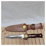 M Nieto Beautiful Dagger Knife with Leather Sheath