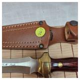 M Nieto Beautiful Dagger Knife with Leather Sheath