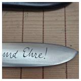 German Steel Hitler Reproduction Original Knife-Made in Germany
