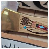 Rare CASEnXX59L SS USA David Yellowhorse Knife, Unhandled, in storage for many years