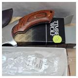 Timberwolf German Bowie 4" Blade with Sheath