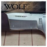Timberwolf German Bowie 4" Blade with Sheath
