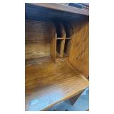 Beautiful Roll Top Desk with Drawers, Excellent Condition