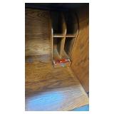 Beautiful Roll Top Desk with Drawers, Excellent Condition