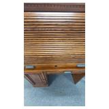 Beautiful Roll Top Desk with Drawers, Excellent Condition