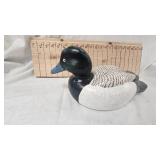 Jennings Blue Bill Duck Decoy(Some Paint Peel on Side)