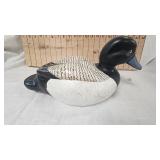 Jennings Blue Bill Duck Decoy(Some Paint Peel on Side)