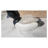 Jennings Blue Bill Duck Decoy(Some Paint Peel on Side)