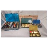 Plano and Metal Tackle Boxes with Contents
