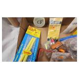Misc Ice Tackle Lot, Jig Sticks, Hooks, Jiffy Blade, etc