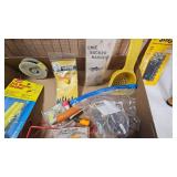 Misc Ice Tackle Lot, Jig Sticks, Hooks, Jiffy Blade, etc