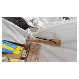 Misc Ice Tackle Lot, Jig Sticks, Hooks, Jiffy Blade, etc