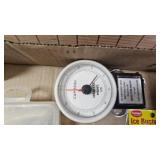 2 Plano Tackleboxes with Contents, NWTF hand scale, bobbers, mis