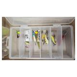 2 Plano Tackleboxes with Contents, NWTF hand scale, bobbers, mis