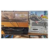 Stero Equipment Lot, Record Player and Reciever