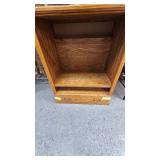 Book Shelf/Entertainment Center-Great Condition, has two shelves and bottom drawer