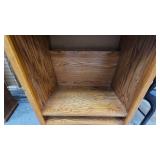 Book Shelf/Entertainment Center-Great Condition, has two shelves and bottom drawer