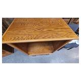 Book Shelf/Entertainment Center-Great Condition, has two shelves and bottom drawer