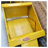 Classic Pressed Steel Tonka Stamped Scraper shows slight wear but 90% Paint Remains