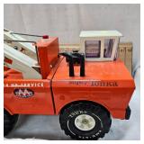 Vintage Mighty Tonka AA 24 Hr Service Wrecker Tow Truck #3915 Featuring 98% Original