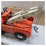 Vintage Mighty Tonka AA 24 Hr Service Wrecker Tow Truck #3915 Featuring 98% Original