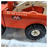 Vintage Mighty Tonka AA 24 Hr Service Wrecker Tow Truck #3915 Featuring 98% Original