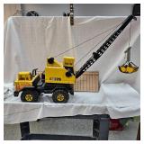 Vintage Tonka Turbo Diesel Mighty Crane, Fully Functioning, Pressed Steel