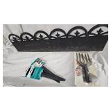 Fish Spear Head with Landscaping Fence and Stakes