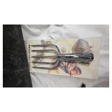 Fish Spear Head with Landscaping Fence and Stakes