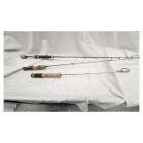 Cabelas and Clam Ice Rods