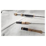 Cabelas and Clam Ice Rods