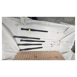 Lot of 5 Spring Bobber Poles(like new)