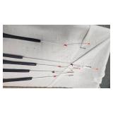Lot of 5 Spring Bobber Poles(like new)