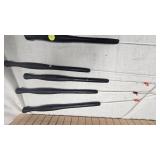 Lot of 5 Spring Bobber Poles(like new)
