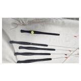 Lot of 5 Spring Bobber Poles(like new)