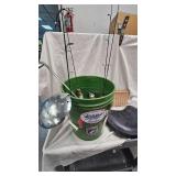 Ice Fishing Starter Kit-Rods, bucket, scoop