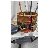 Ice Fishing Starter Kit-Rods, bucket, scoop