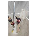 Beaver Pan Tip Up-Ice Scooper and Jig Rods