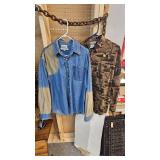 Lot of 2 Sportsman Sheets-Courderoy w/Lamb Pattern and Denim Two Tone-Both Large