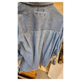 Lot of 2 Sportsman Sheets-Courderoy w/Lamb Pattern and Denim Two Tone-Both Large