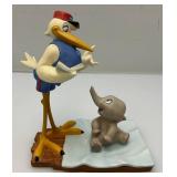 Est. $155.00- $195.00 Vintage WDCC "Bundle Of Joy" (Messenger Stork And Dumbo) Figurines In Original Box With COA