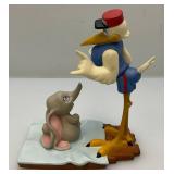 Est. $155.00- $195.00 Vintage WDCC "Bundle Of Joy" (Messenger Stork And Dumbo) Figurines In Original Box With COA