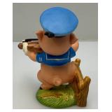 Est. $145.00- $185.00 Vintage WDCC " (Hey Diddle, Diddle, I Play On My Fiddle) Three Little Pigs (Fiddler Pig) Figurines In Original Box With COA