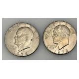 1972 (D) Eisenhower One US Dollar