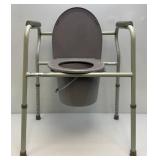 Brand New Lumex Brand Three In One Steel Commode With Adjustable Legs