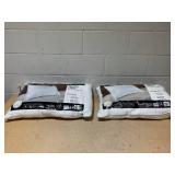LOT OF 2 Allswell Ultimate Support Bed Pillow with Dual Function Fill and Removable Cover, Standard/Queen