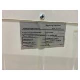COSTWAY Portable Washing Machine, Twin Tub 22Lbs Capacity, Compact Washer(13.2Lbs) and Spinner(8.8Lbs) with Control Knobs, Built-in Drain Pump, Semi-Automatic Laundry washer for Apartment, RV (Grey)